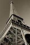 Eiffel Tower sepia