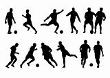 23 Football  player silhouette