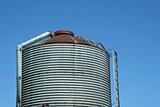 Metal feed silo