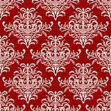 Vector seamless baroque pattern