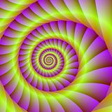 Spiral in Pink and Yellow