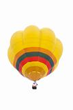  Colorful hot air balloons float in the air 