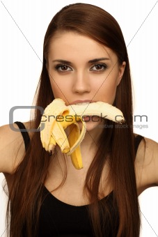 The woman with bananas