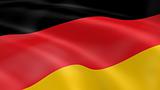 Germany flag in the wind