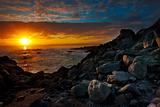 Monterey's Ocean View Boulevard at Sunrise