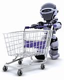 robot shopping