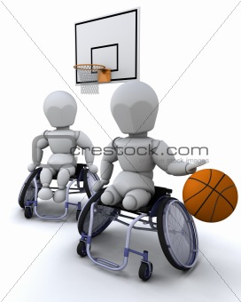 wheelchair basket ball