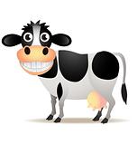 Funny cow cartoon
