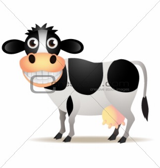 Image 2686308: Funny cow cartoon from Crestock Stock Photos