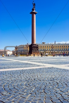 Palace square in Saint Petersburg