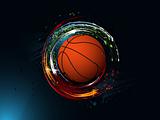 dirty abstract grunge background, Basketball