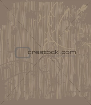 Grunge wooden background for your design