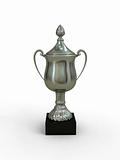 Silver challenge cup