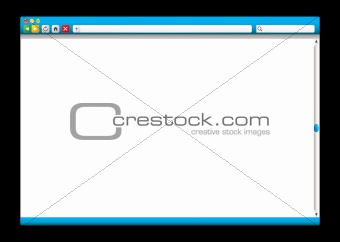 internet web browser blue slider