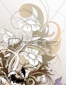 Abstract floral illustration