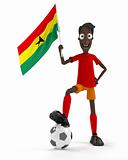 Ghana soccer player