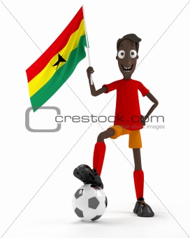 Ghana soccer player