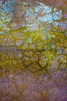 Beautiful surface - old damage wall