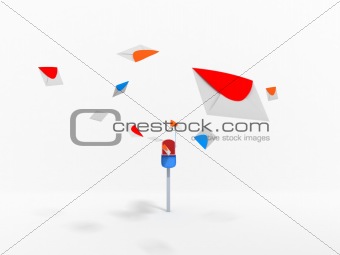 Flying mails