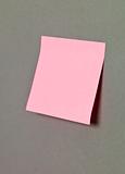 Pink Adhesive Note