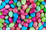 multicolored dragee drop candy  . 