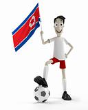 North Korean soccer player