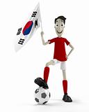 South Korean soccer player