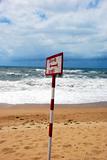 Sign on a Beach