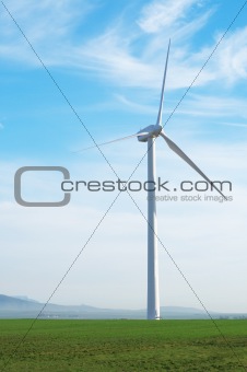Wind powered electricity generator