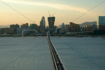 View of Macau city