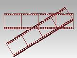 Transparent Film Strips in Vector format