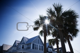 House on Bald Head Island, North Carolina.