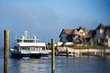 Ferry boat on Bald Head Island, North Carolina.
