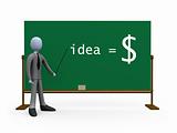 Idea equals money