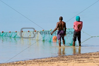 Mozambican fishermen