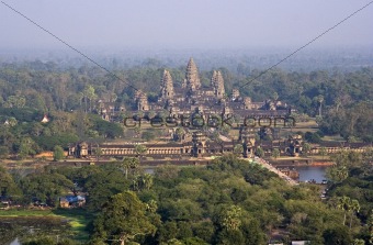 Angkor Wat Aerial View 