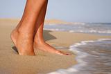 Feet on Beach