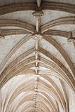 Rib-vaulted ceiling in Lisbon, Portugal.