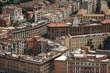 Above view of cityscape in Rome, Italy.