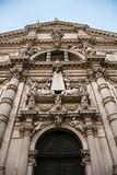 Facade of San Moise Church in Venice, Italy.