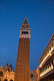 Campanile in Piazza San Marco in Venice, Italy.
