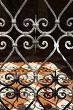 Wrought iron gate in Venice, Italy.