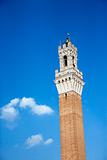 Torre del Mangia tower in Siena.