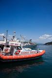 Italian Coast Guard boat.