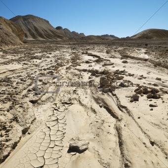 Desert landscape in Death Valley National Park.