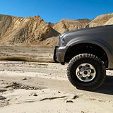 Truck in Death Valley.