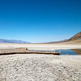 Badwater Basin in Death Valley.