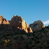 Rock formations in Zion National Park, Utah.