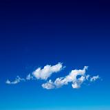 Cirrus cloud in blue sky.