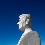 Bust of Ronald Reagan sculpture in President's Park, Black Hills